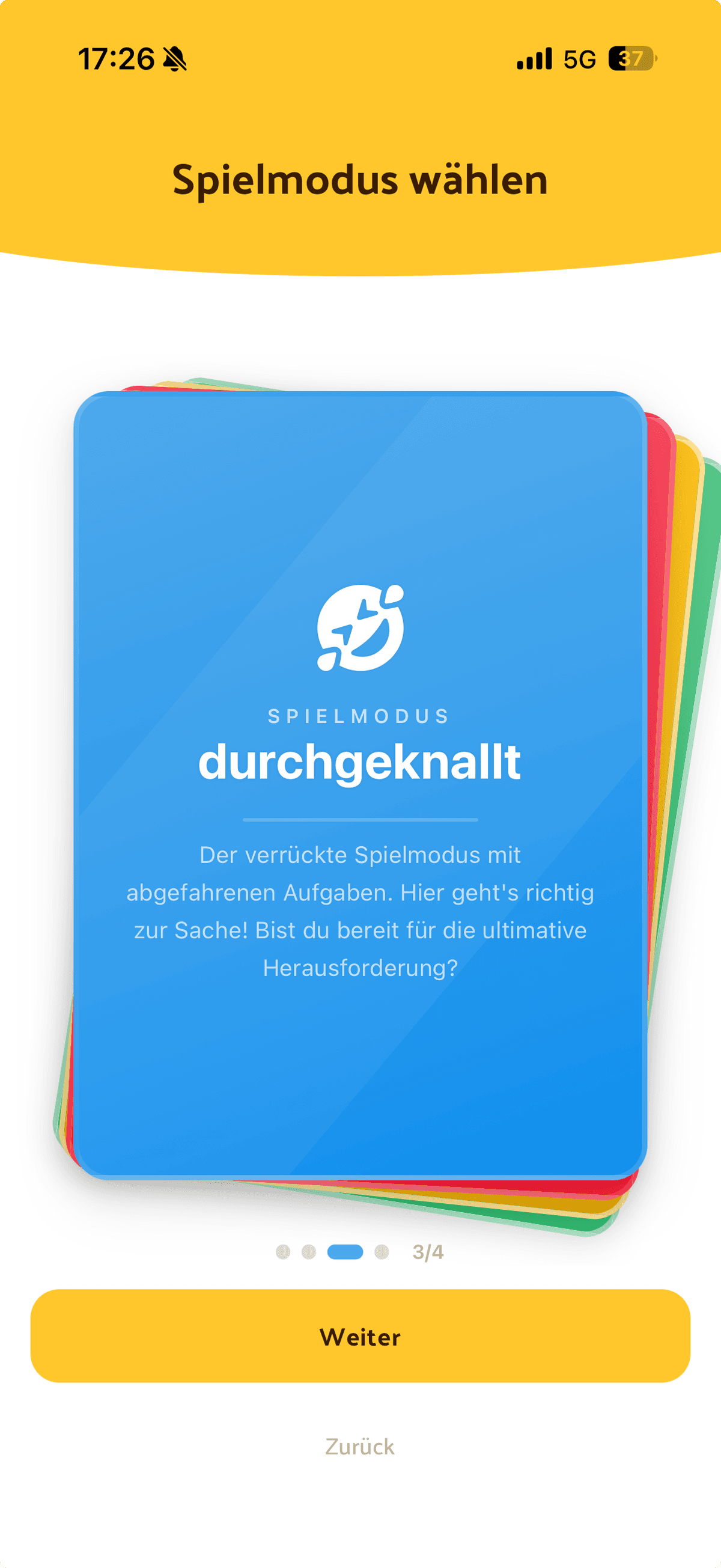 Chupito Startscreen