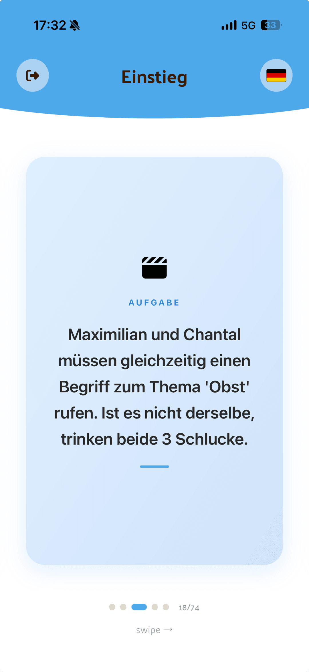 Aufgabenkarte